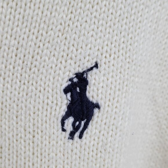 Polo Ralph Lauren Mock Neck Long Sleeve Pullover Cotton Size Large - Picture 3 of 9